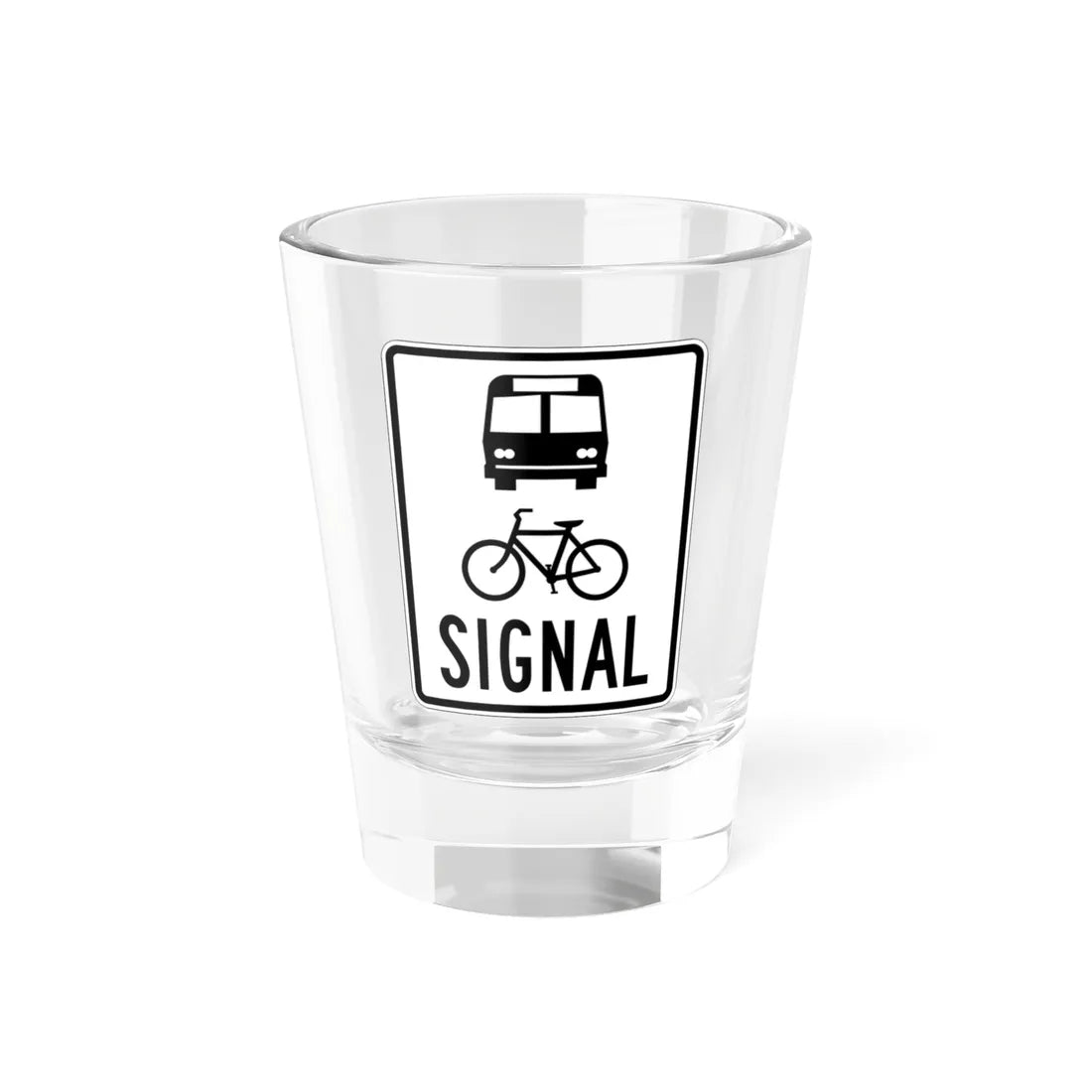 PBOT Road sign R4300 (Oregon) (Road Sign) Shot Glass 1.5oz 1.5oz - Go Mug Yourself