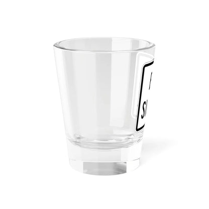 PBOT Road sign R4306 (Oregon) (Road Sign) Shot Glass 1.5oz - Go Mug Yourself