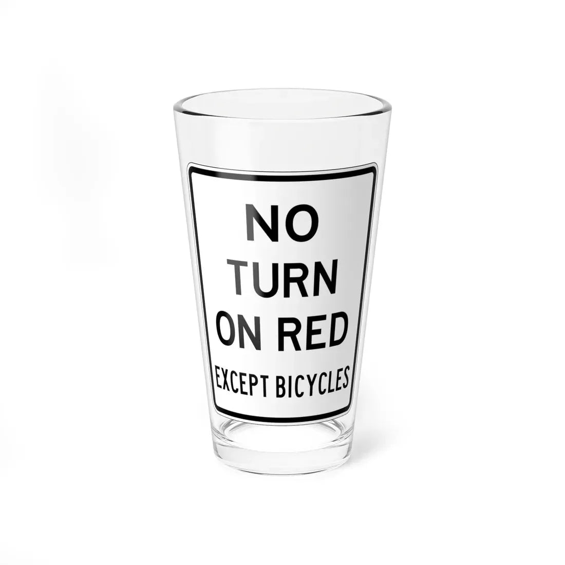 PBOT Road sign R4420 (Oregon) (Road Sign) Pint Glass 16oz 16oz - Go Mug Yourself