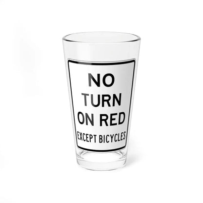 PBOT Road sign R4420 (Oregon) (Road Sign) Pint Glass 16oz 16oz - Go Mug Yourself