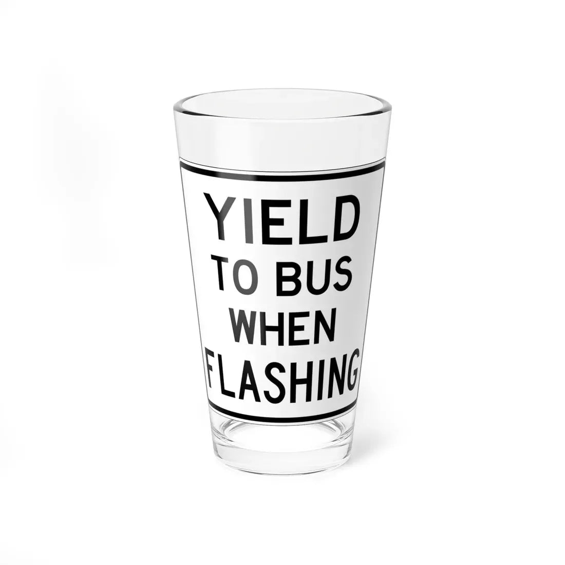 PBOT Road sign R4490 (Oregon) (Road Sign) Pint Glass 16oz 16oz - Go Mug Yourself