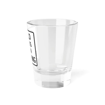 PBOT Road sign R4490 (Oregon) (Road Sign) Shot Glass 1.5oz - Go Mug Yourself