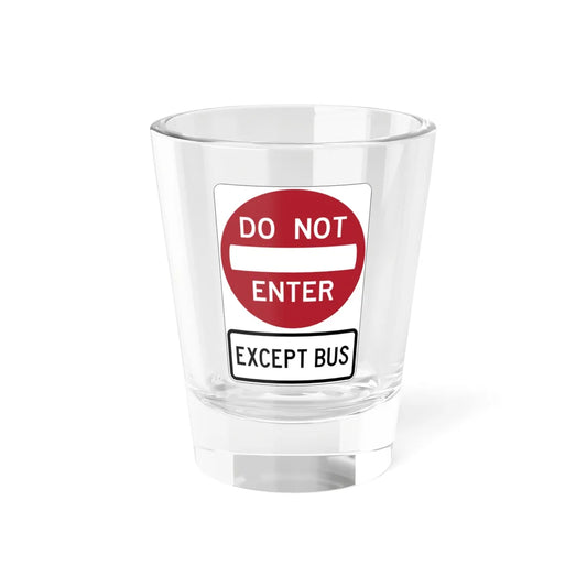 PBOT Road sign R5101V (Oregon) (Road Sign) Shot Glass 1.5oz 1.5oz - Go Mug Yourself