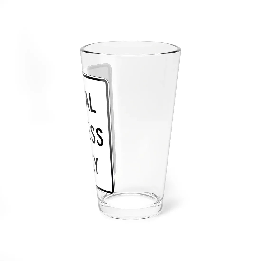PBOT Road sign R5130 (Oregon) (Road Sign) Pint Glass 16oz - Go Mug Yourself