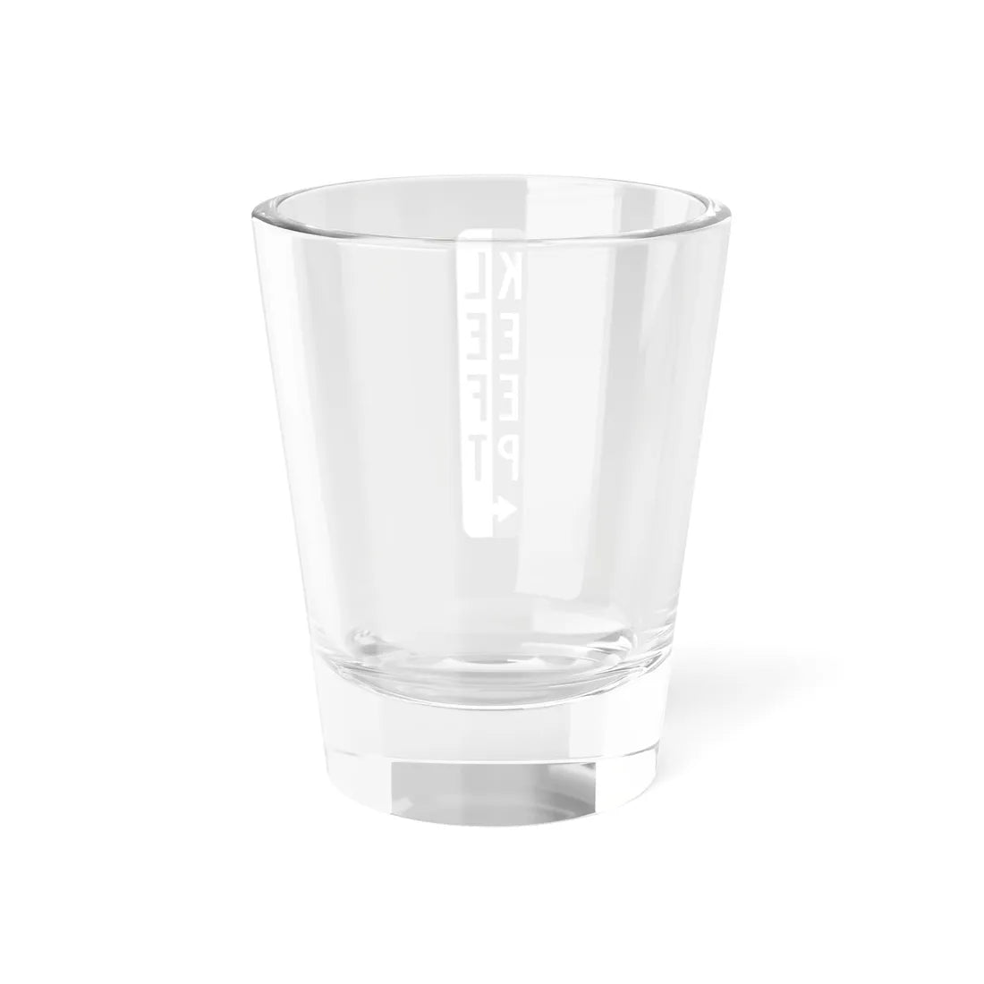 PBOT Road sign R5410T (Oregon) (Road Sign) Shot Glass 1.5oz - Go Mug Yourself