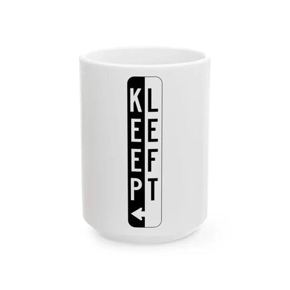 PBOT Road sign R5410T (Oregon) (Road Sign) White Coffee Mug 15oz - Go Mug Yourself