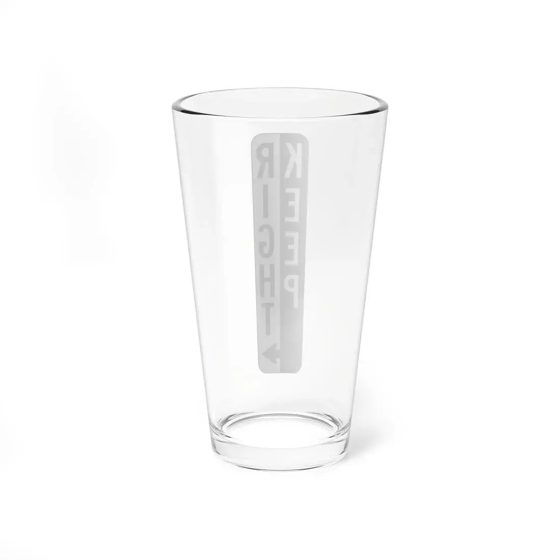 PBOT Road sign R5460T (Oregon) (Road Sign) Pint Glass 16oz - Go Mug Yourself
