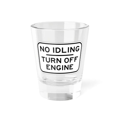 PBOT Road sign R6050 (Oregon) (Road Sign) Shot Glass 1.5oz 1.5oz - Go Mug Yourself