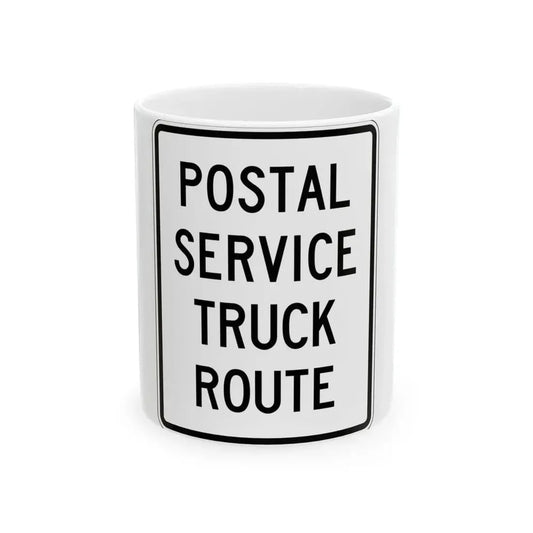PBOT Road sign R6120 (Oregon) (Road Sign) White Coffee Mug 11oz - Go Mug Yourself