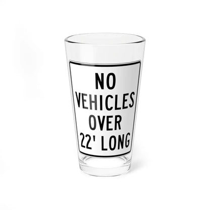 PBOT Road sign R6135 (Oregon) (Road Sign) Pint Glass 16oz 16oz - Go Mug Yourself