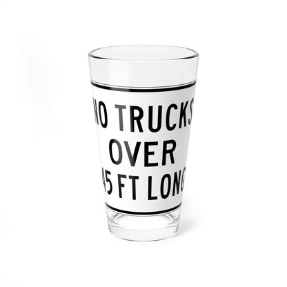 PBOT Road sign R6140 (Oregon) (Road Sign) Pint Glass 16oz 16oz - Go Mug Yourself