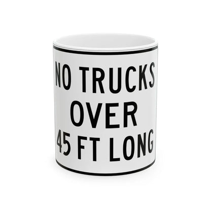 PBOT Road sign R6140 (Oregon) (Road Sign) White Coffee Mug 11oz - Go Mug Yourself