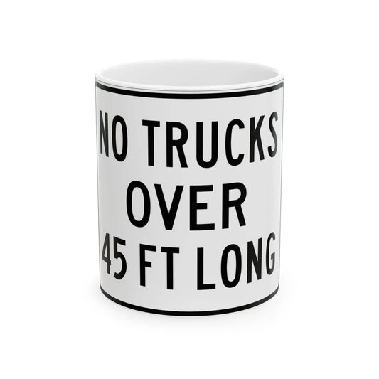 PBOT Road sign R6140 (Oregon) (Road Sign) White Coffee Mug 11oz - Go Mug Yourself