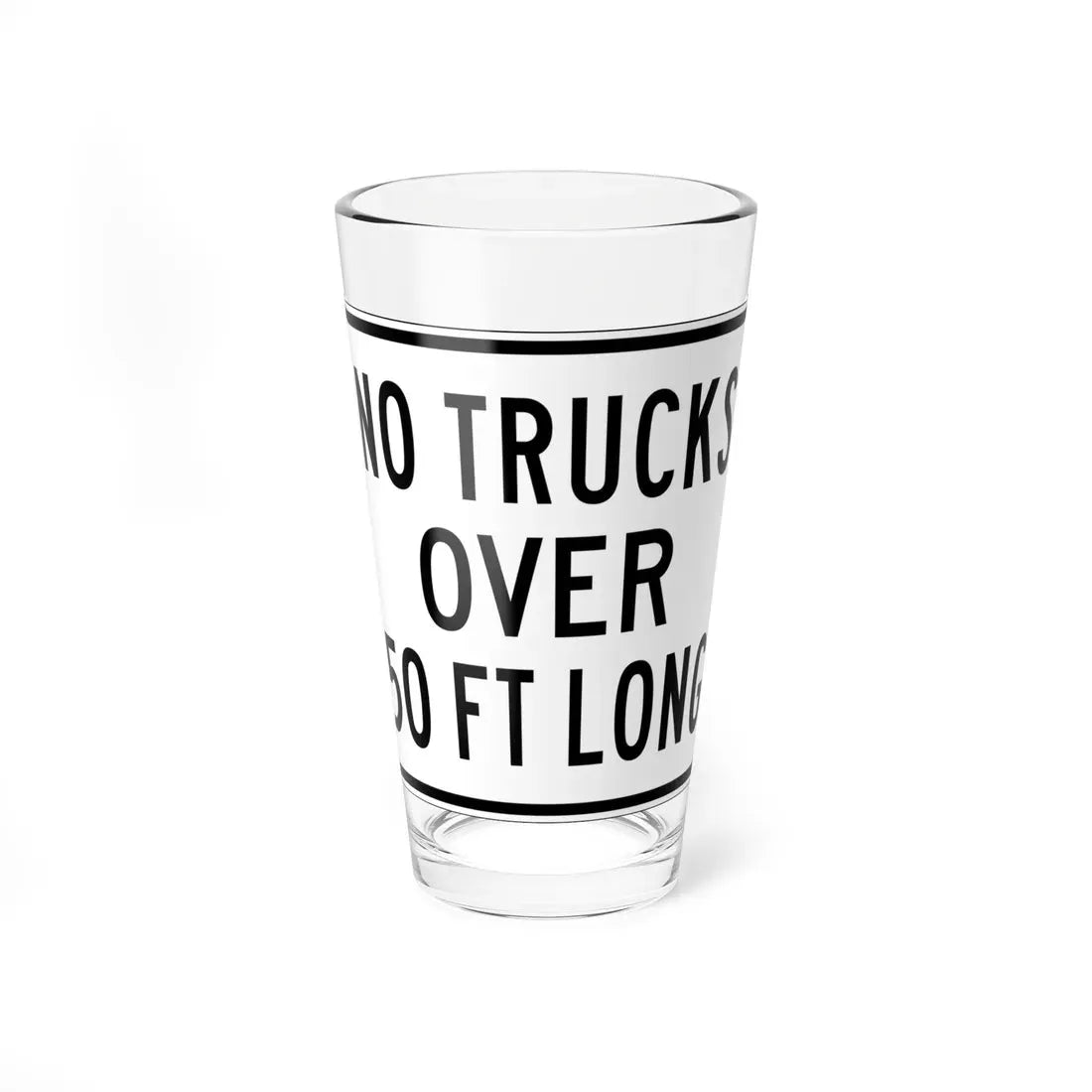 PBOT Road sign R6151 (Oregon) (Road Sign) Pint Glass 16oz 16oz - Go Mug Yourself
