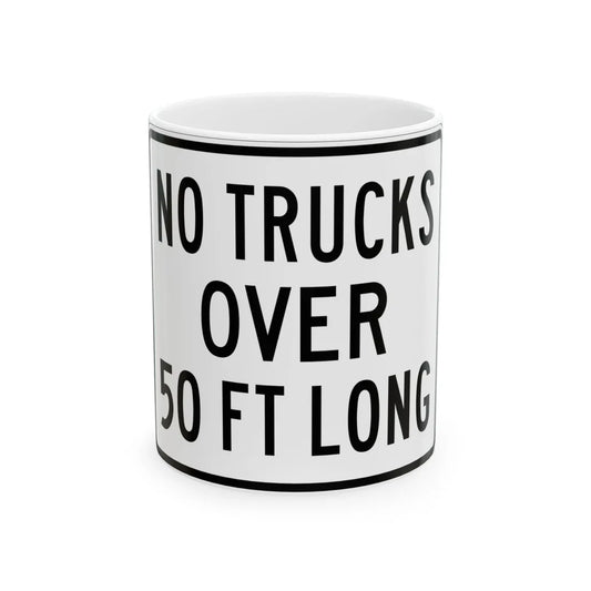 PBOT Road sign R6151 (Oregon) (Road Sign) White Coffee Mug 11oz - Go Mug Yourself