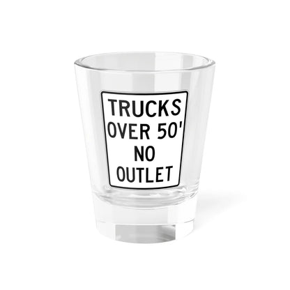 PBOT Road sign R6154 (Oregon) (Road Sign) Shot Glass 1.5oz 1.5oz - Go Mug Yourself