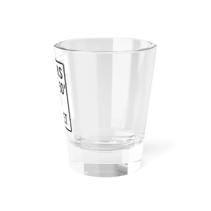 PBOT Road sign R6154 (Oregon) (Road Sign) Shot Glass 1.5oz - Go Mug Yourself