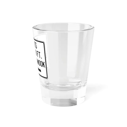 PBOT Road sign R6156L (Oregon) (Road Sign) Shot Glass 1.5oz - Go Mug Yourself