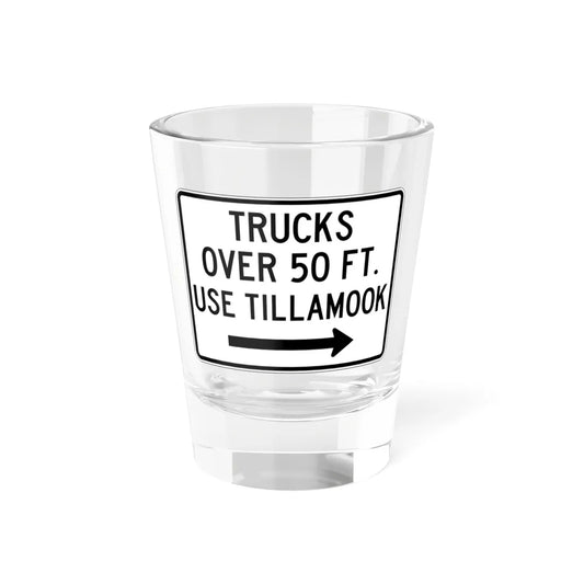 PBOT Road sign R6156R (Oregon) (Road Sign) Shot Glass 1.5oz 1.5oz - Go Mug Yourself