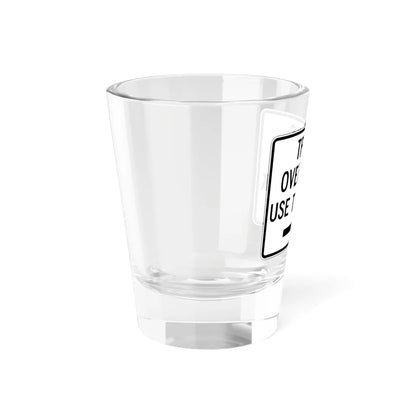 PBOT Road sign R6156R (Oregon) (Road Sign) Shot Glass 1.5oz - Go Mug Yourself
