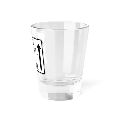 PBOT Road sign R6157 (Oregon) (Road Sign) Shot Glass 1.5oz - Go Mug Yourself