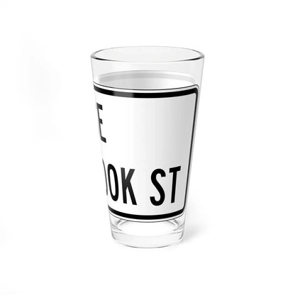 PBOT Road sign R6158 (Oregon) (Road Sign) Pint Glass 16oz - Go Mug Yourself