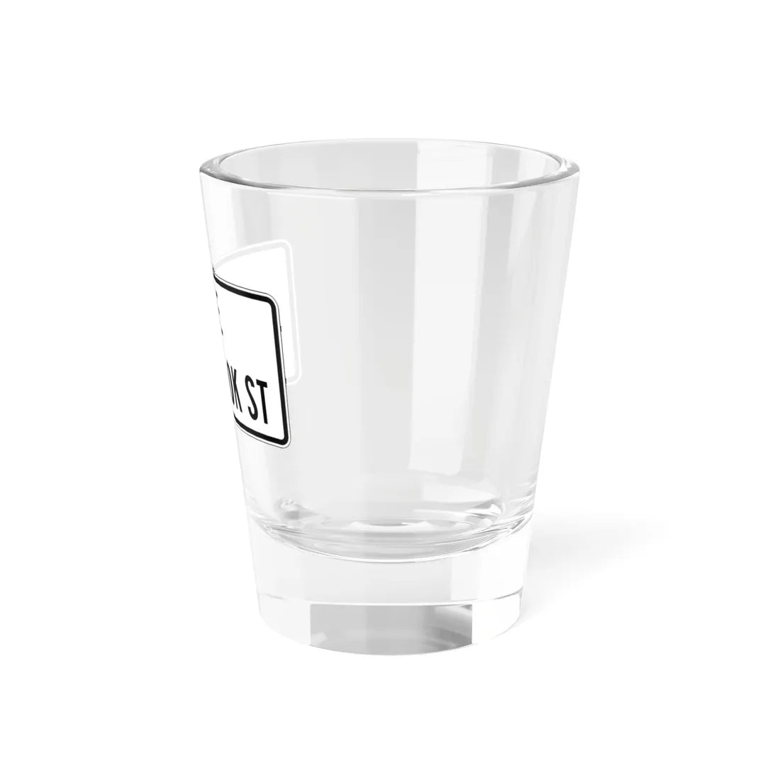 PBOT Road sign R6158 (Oregon) (Road Sign) Shot Glass 1.5oz - Go Mug Yourself