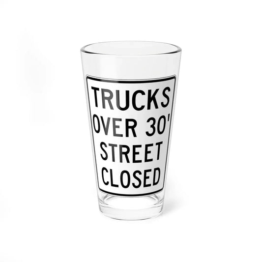 PBOT Road sign R6162A (Oregon) (Road Sign) Pint Glass 16oz 16oz - Go Mug Yourself