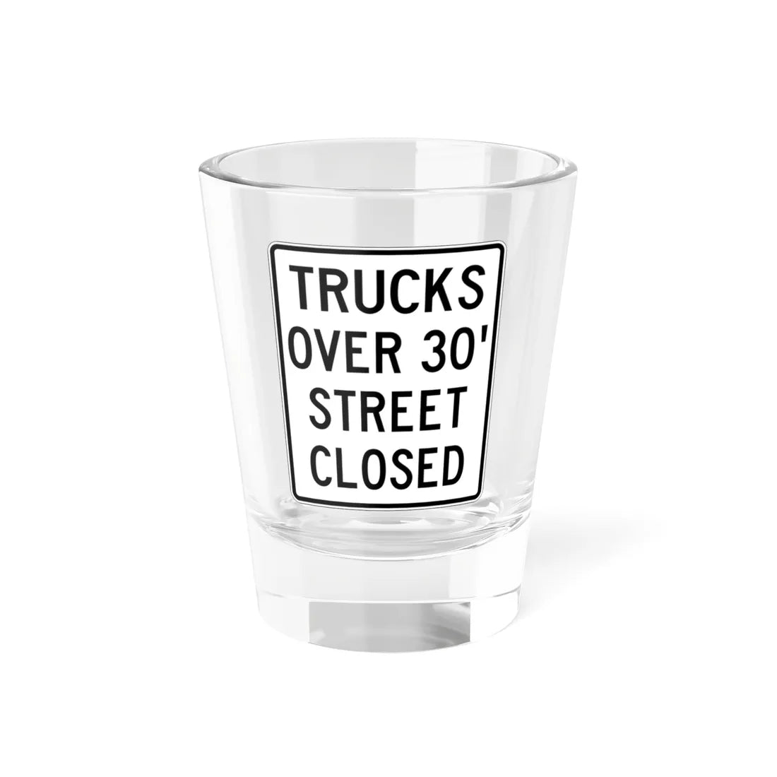 PBOT Road sign R6162A (Oregon) (Road Sign) Shot Glass 1.5oz 1.5oz - Go Mug Yourself