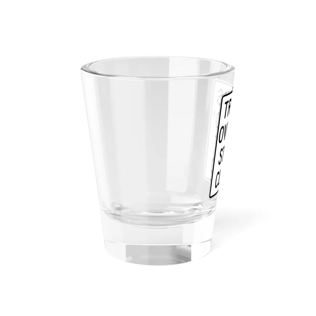PBOT Road sign R6162A (Oregon) (Road Sign) Shot Glass 1.5oz - Go Mug Yourself