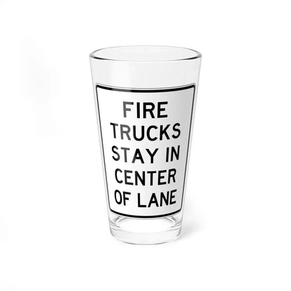 PBOT Road sign R6180 (Oregon) (Road Sign) Pint Glass 16oz 16oz - Go Mug Yourself