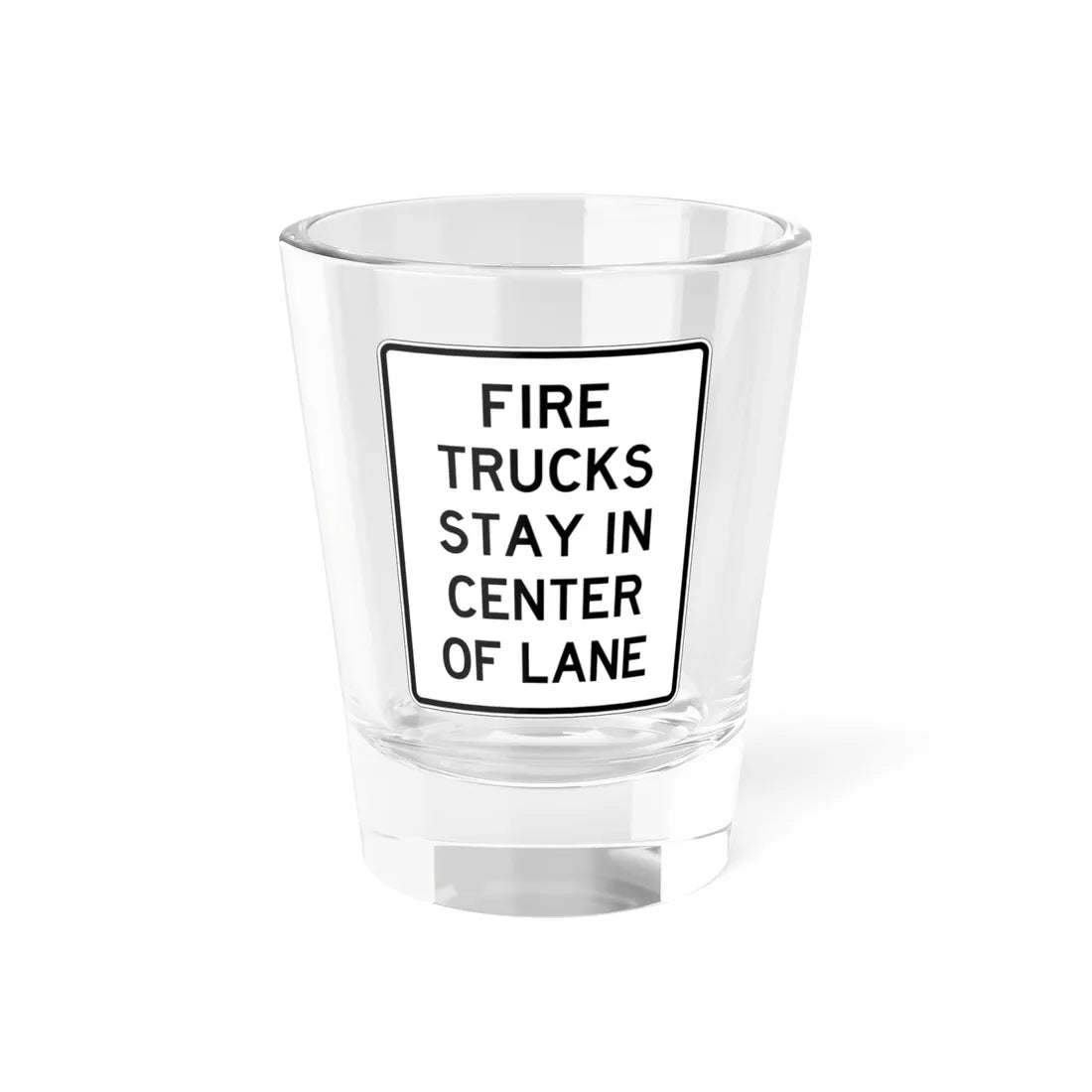 PBOT Road sign R6180 (Oregon) (Road Sign) Shot Glass 1.5oz 1.5oz - Go Mug Yourself