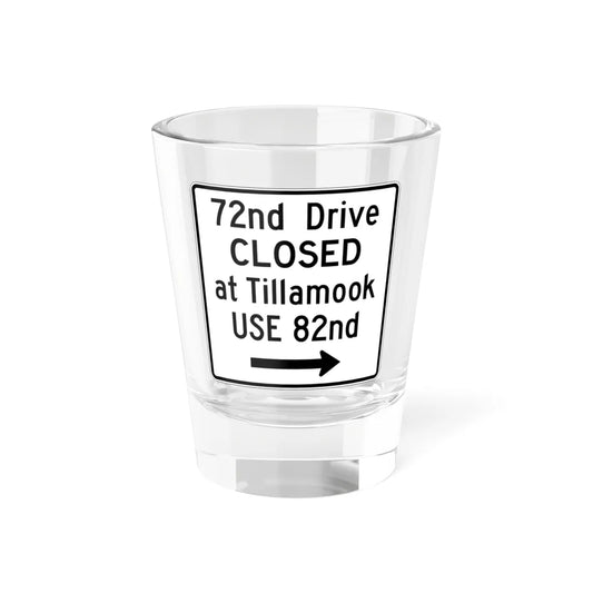 PBOT Road sign R6250 (Oregon) (Road Sign) Shot Glass 1.5oz 1.5oz - Go Mug Yourself