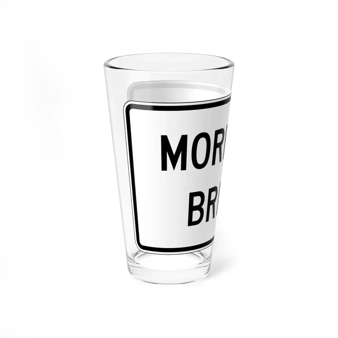 PBOT Road sign R6303 (Oregon) (Road Sign) Pint Glass 16oz - Go Mug Yourself