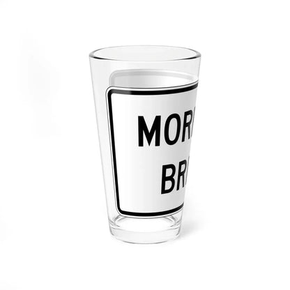 PBOT Road sign R6303 (Oregon) (Road Sign) Pint Glass 16oz - Go Mug Yourself