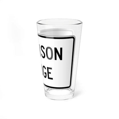 PBOT Road sign R6303 (Oregon) (Road Sign) Pint Glass 16oz - Go Mug Yourself