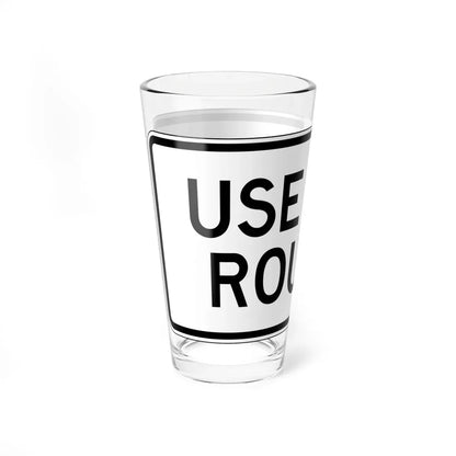 PBOT Road sign R6323 (Oregon) (Road Sign) Pint Glass 16oz - Go Mug Yourself