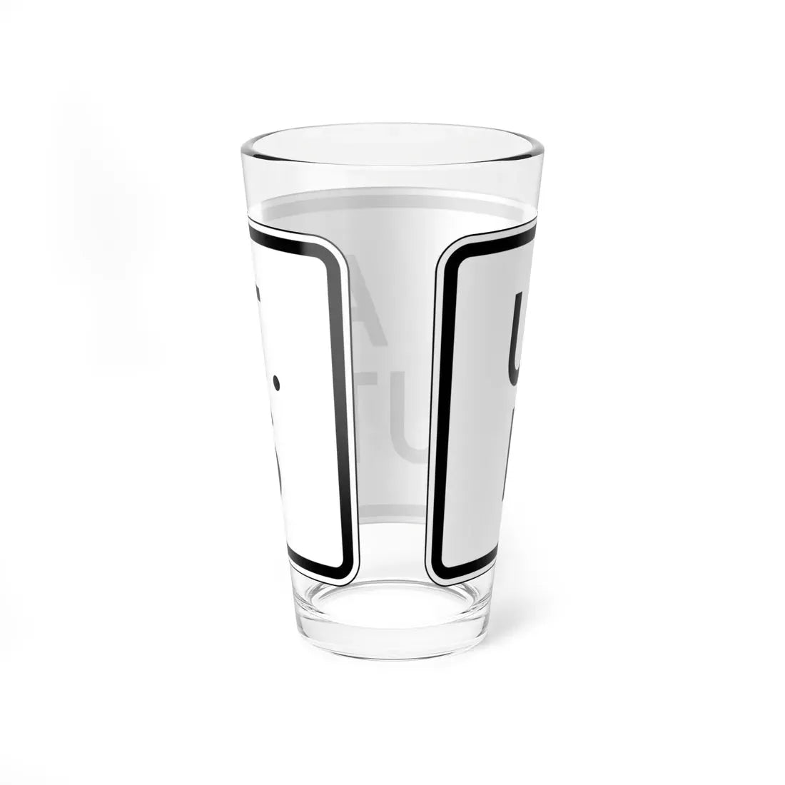 PBOT Road sign R6323 (Oregon) (Road Sign) Pint Glass 16oz - Go Mug Yourself