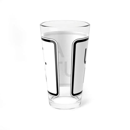 PBOT Road sign R6323 (Oregon) (Road Sign) Pint Glass 16oz - Go Mug Yourself