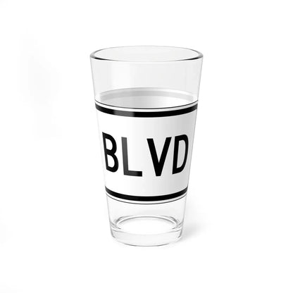 PBOT Road sign R6324 (Oregon) (Road Sign) Pint Glass 16oz - Go Mug Yourself