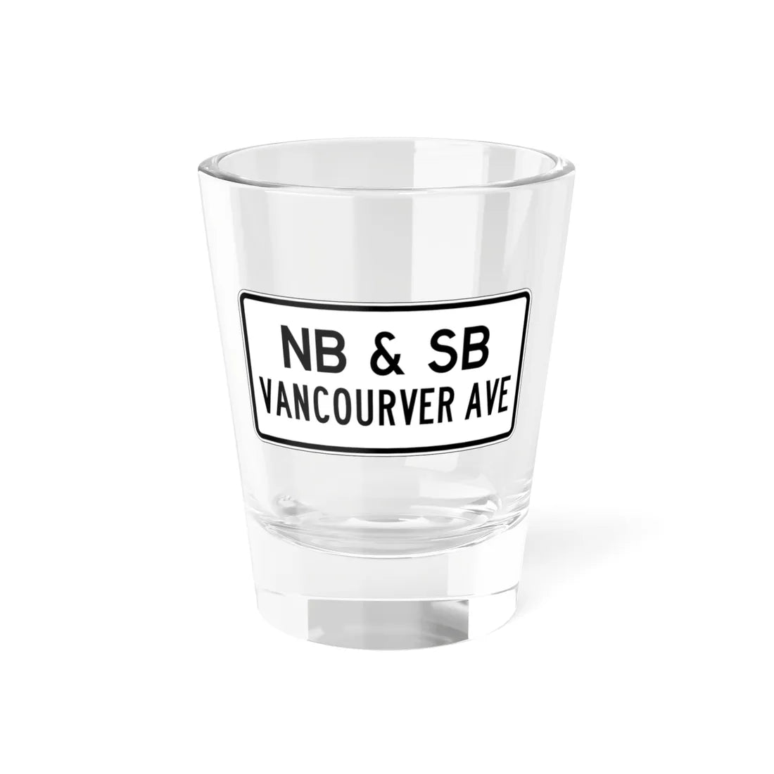 PBOT Road sign R6332 (Oregon) (Road Sign) Shot Glass 1.5oz 1.5oz - Go Mug Yourself