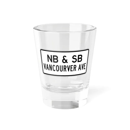 PBOT Road sign R6332 (Oregon) (Road Sign) Shot Glass 1.5oz 1.5oz - Go Mug Yourself