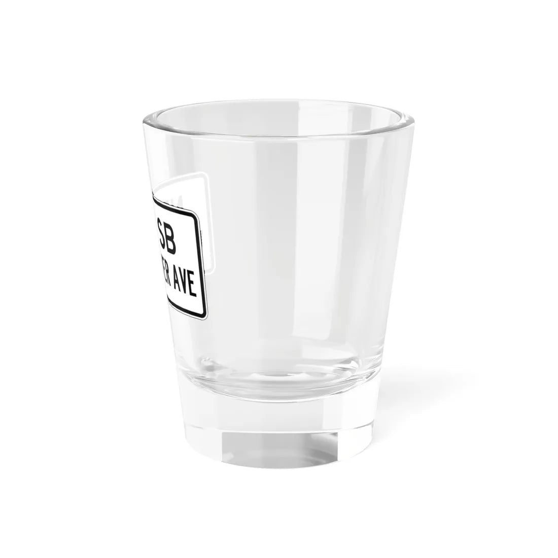 PBOT Road sign R6332 (Oregon) (Road Sign) Shot Glass 1.5oz - Go Mug Yourself