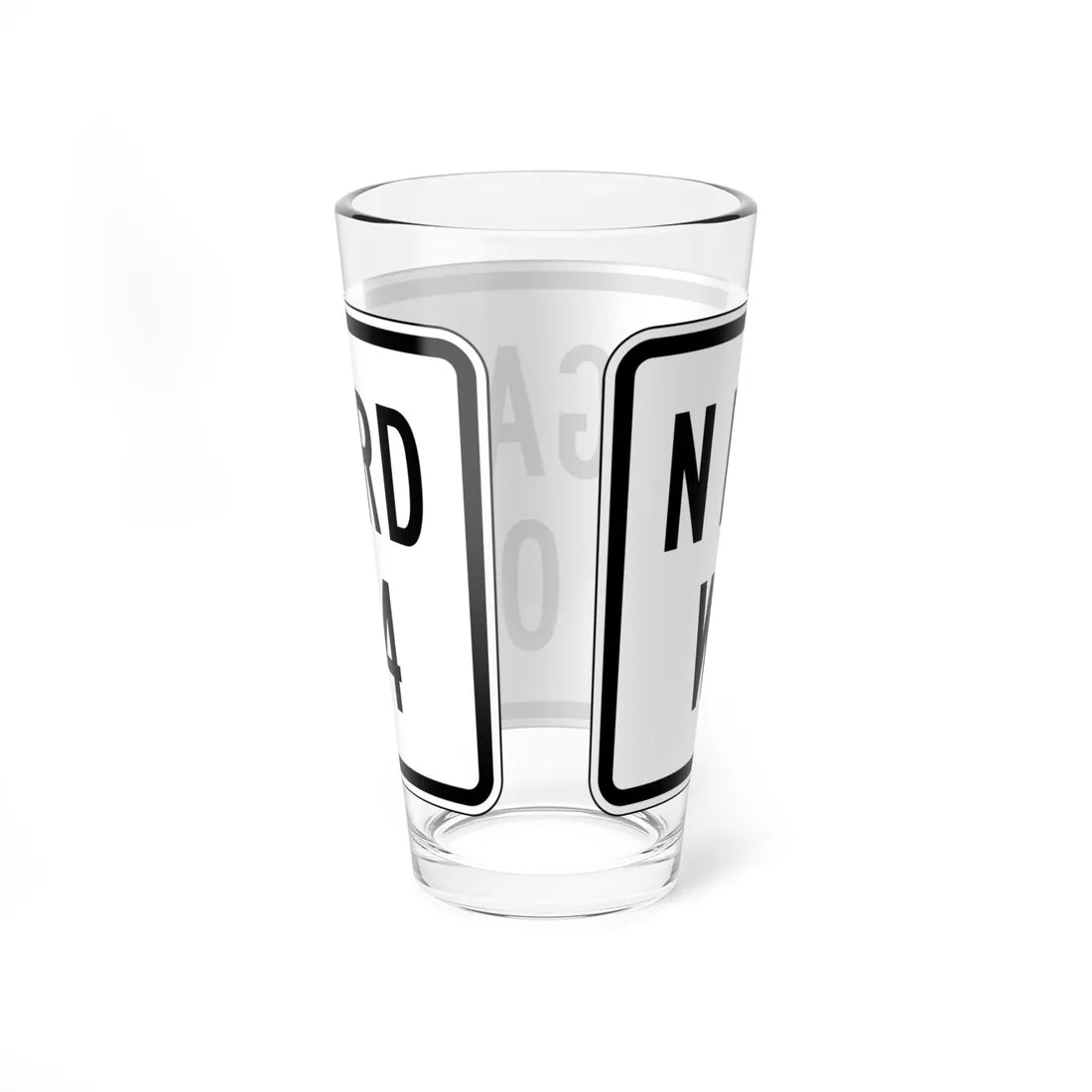 PBOT Road sign R6335 (Oregon) (Road Sign) Pint Glass 16oz - Go Mug Yourself