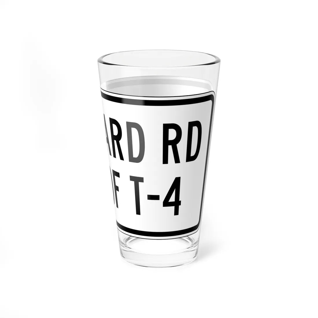 PBOT Road sign R6335 (Oregon) (Road Sign) Pint Glass 16oz - Go Mug Yourself