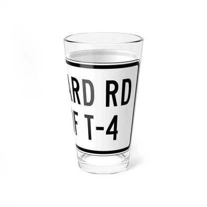 PBOT Road sign R6335 (Oregon) (Road Sign) Pint Glass 16oz - Go Mug Yourself