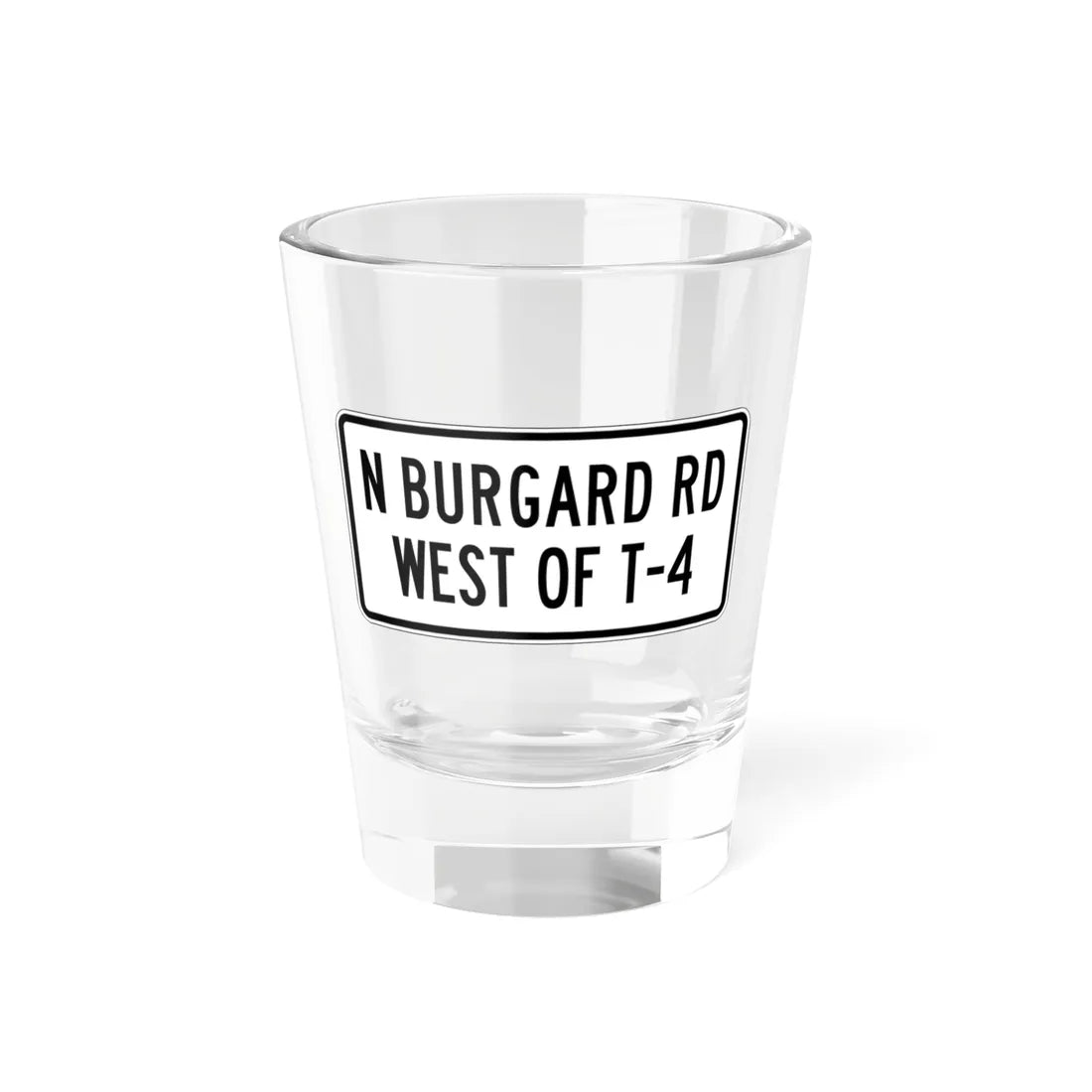 PBOT Road sign R6335 (Oregon) (Road Sign) Shot Glass 1.5oz 1.5oz - Go Mug Yourself