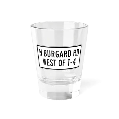 PBOT Road sign R6335 (Oregon) (Road Sign) Shot Glass 1.5oz 1.5oz - Go Mug Yourself