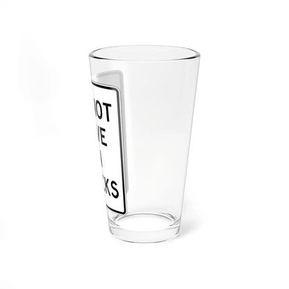 PBOT Road sign R6455 (Oregon) (Road Sign) Pint Glass 16oz - Go Mug Yourself