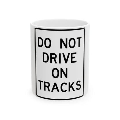 PBOT Road sign R6455 (Oregon) (Road Sign) White Coffee Mug 11oz - Go Mug Yourself